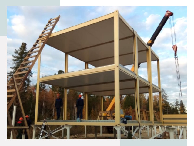 Строительство модульных здания Альметьевск