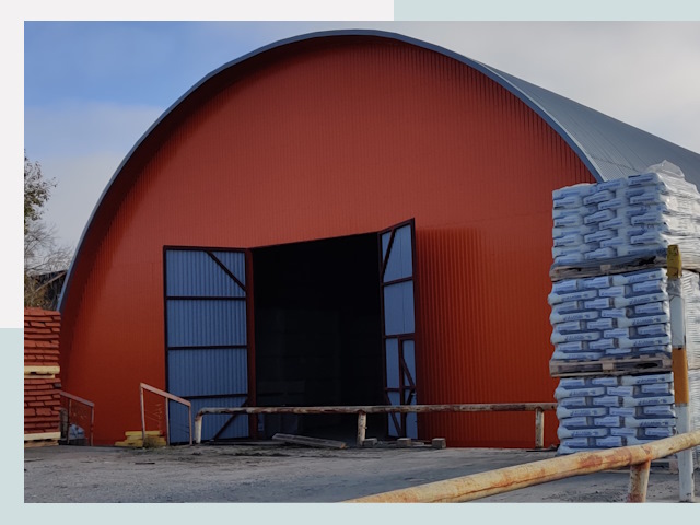 Полукруглые ангары по цене от 623 руб. в Альметьевск