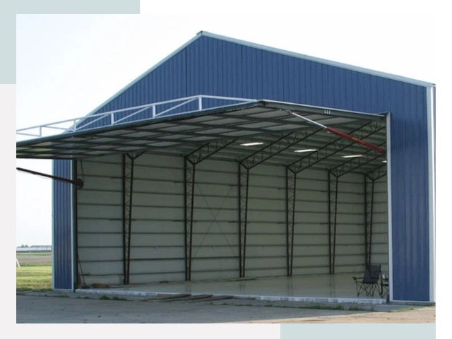 Прямо стенные ангары в Альметьевске