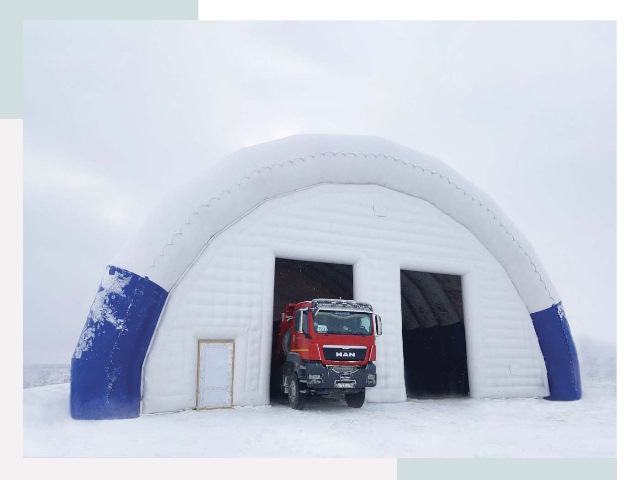 Мобильные ангары в Альметьевске