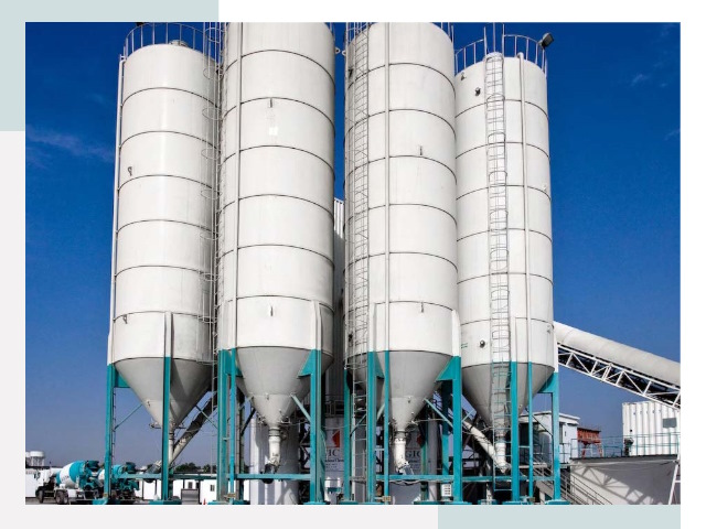 Строительство цементных силосов в Альметьевске