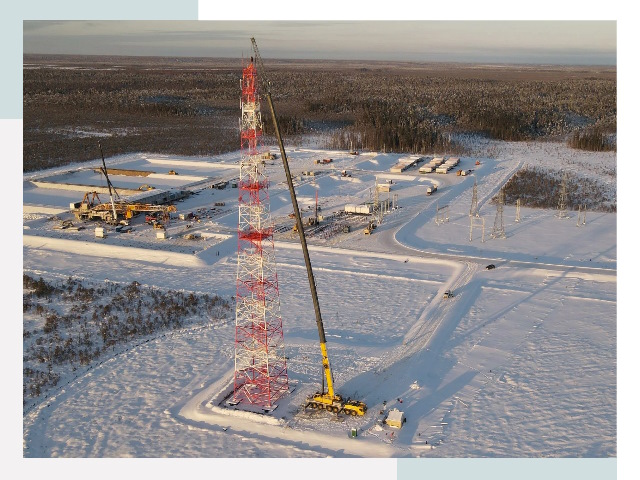 Мачты связи в Альметьевске