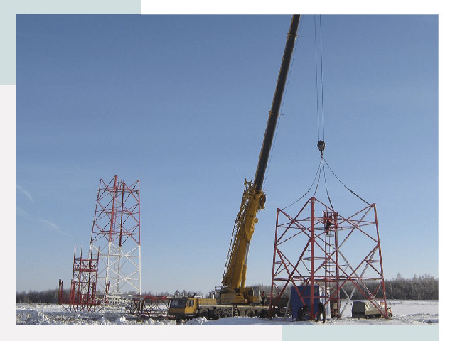 Монтаж вышек связи в Альметьевске