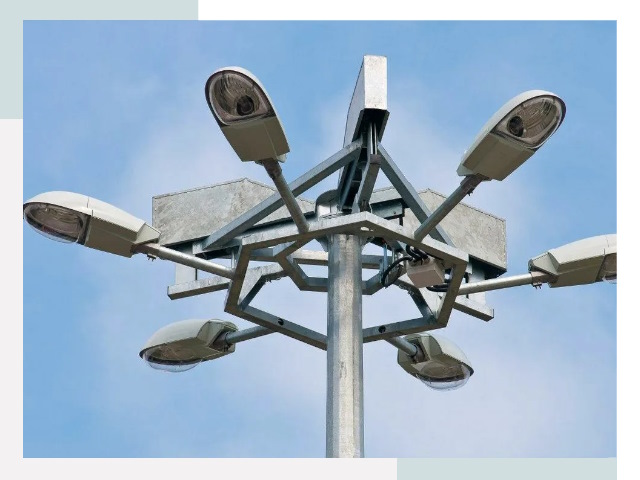 Монтаж осветительных мачт в Альметьевске