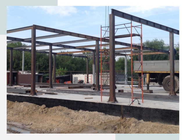 Фундамент для ангаров в Альметьевске