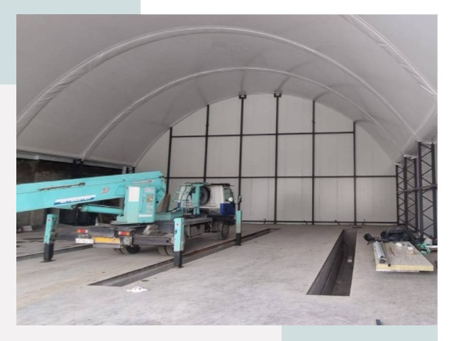 Внутреннее оснащение ангаров в Альметьевске