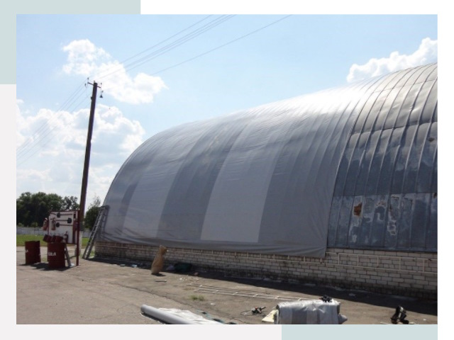 Ремонт ангаров в Альметьевске