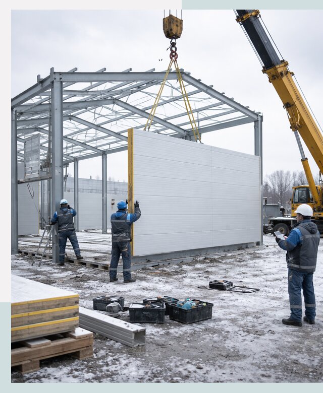 Строительство холодильных складов под ключ в Альметьевске