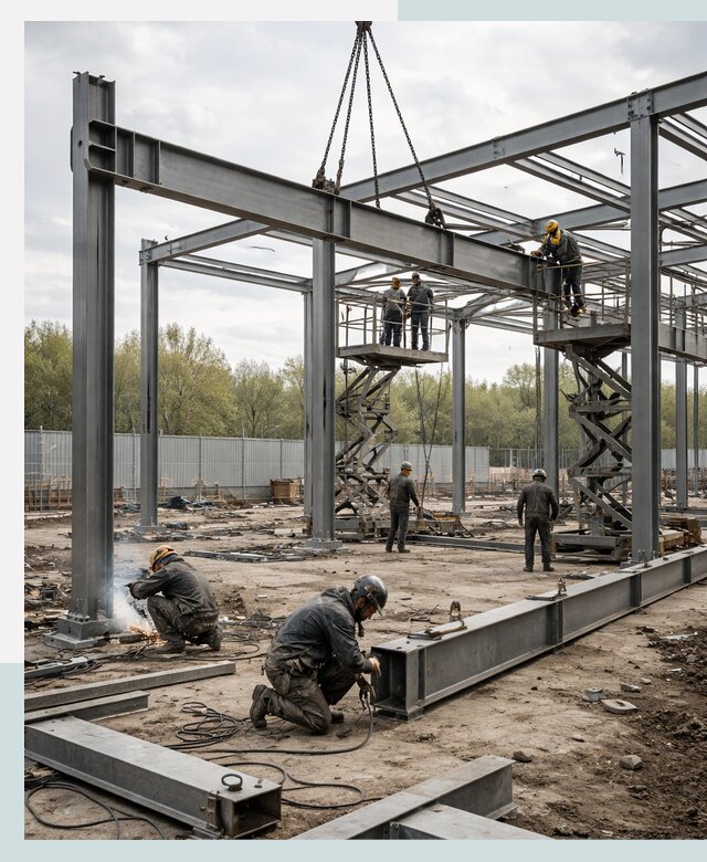 Строительство выставочных павильонов из металлоконструкций в Альметьевске