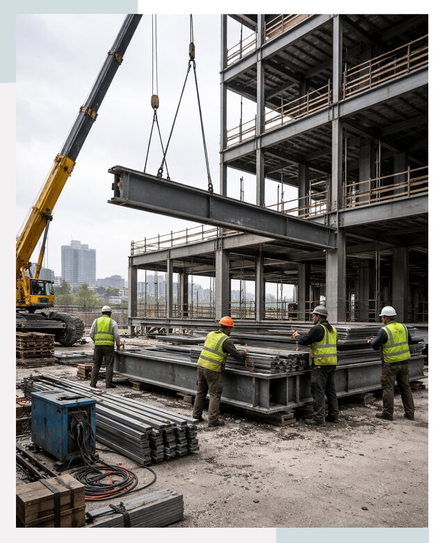 Строительство торгово-офисных зданий в Альметьевске от 46710 р.| СтальСтрой-Льм