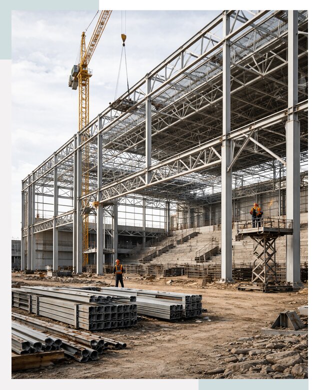 Строительство спортивных комплексов в Альметьевске от 31140 р. | СтальСтрой-Льм